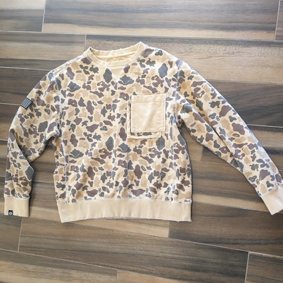 Under Two Flags Camo Crewneck EUC - Picture 2 of 6